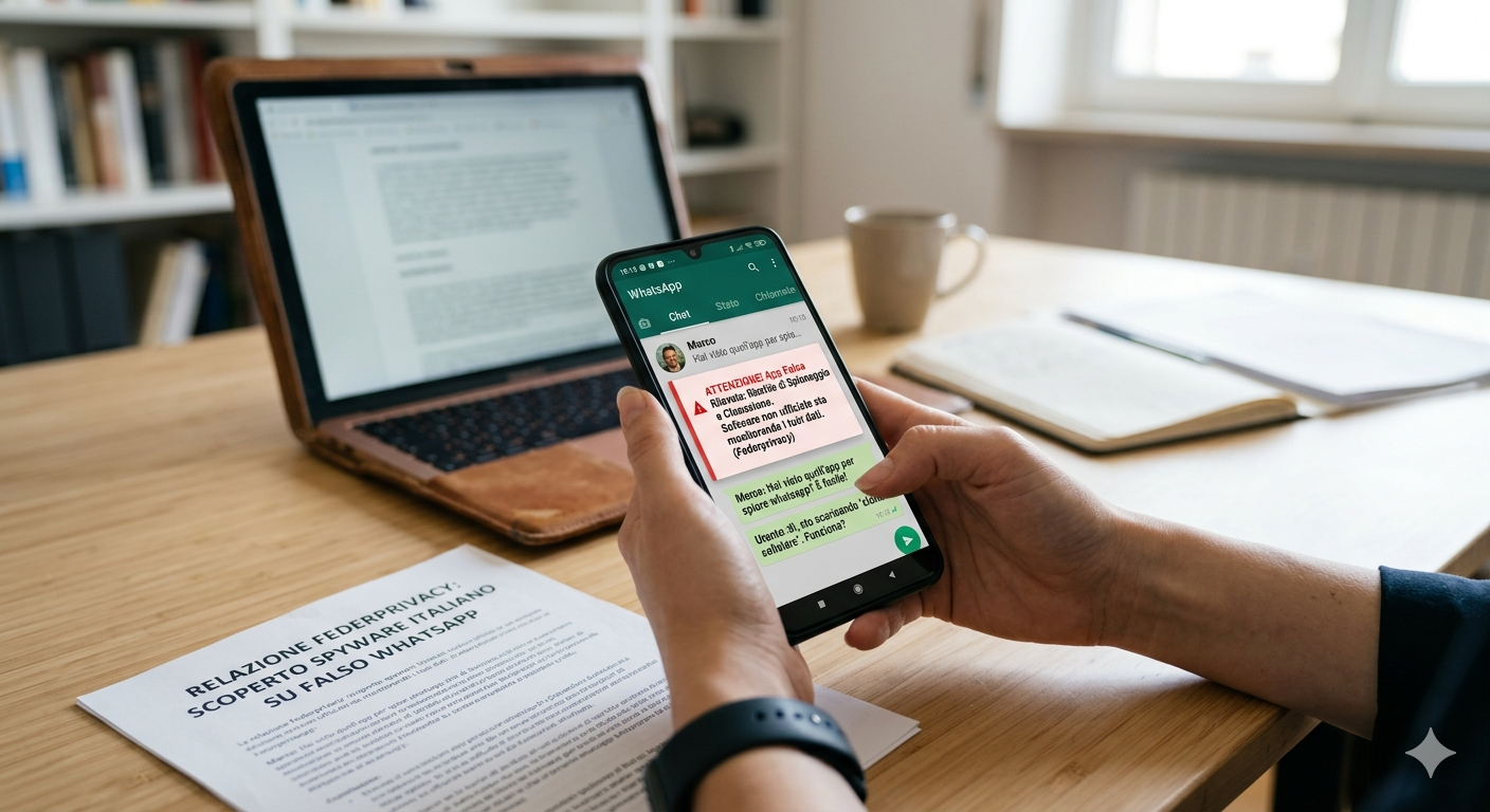 Attenzione al Falso WhatsApp: Come gli Spyware Italiani Possono Spiare il Tuo Cellulare